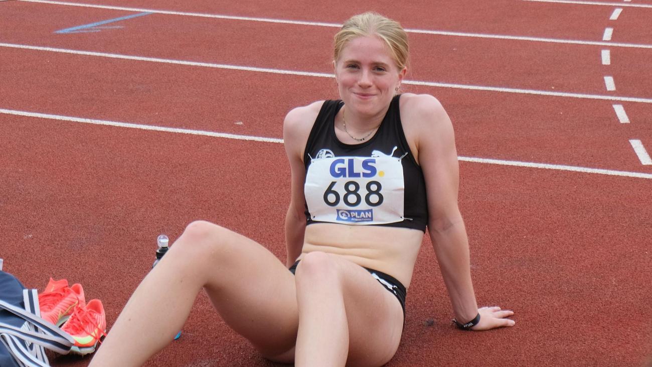 Marlene nach dem Lauf