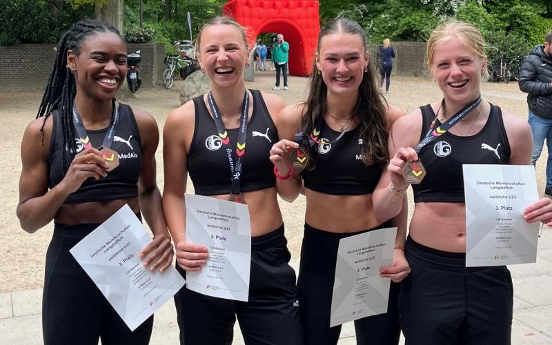 Weibliche U23: Bronze nach sensationeller Steigerung
